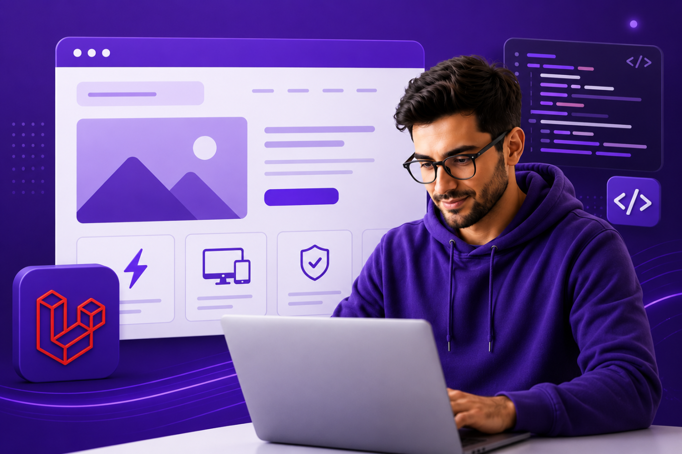 I will develop a fast, responsive website using Laravel